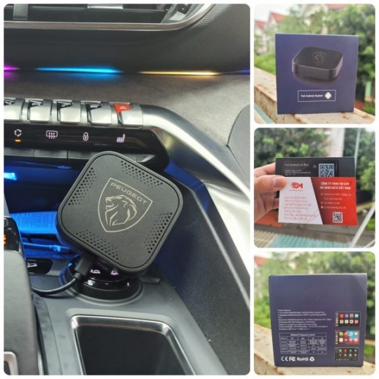 Android box trên Peugeot || SỰ KẾT HỢP HOÀN HẢO GIỮA MÀN ZIN VÀ BOX